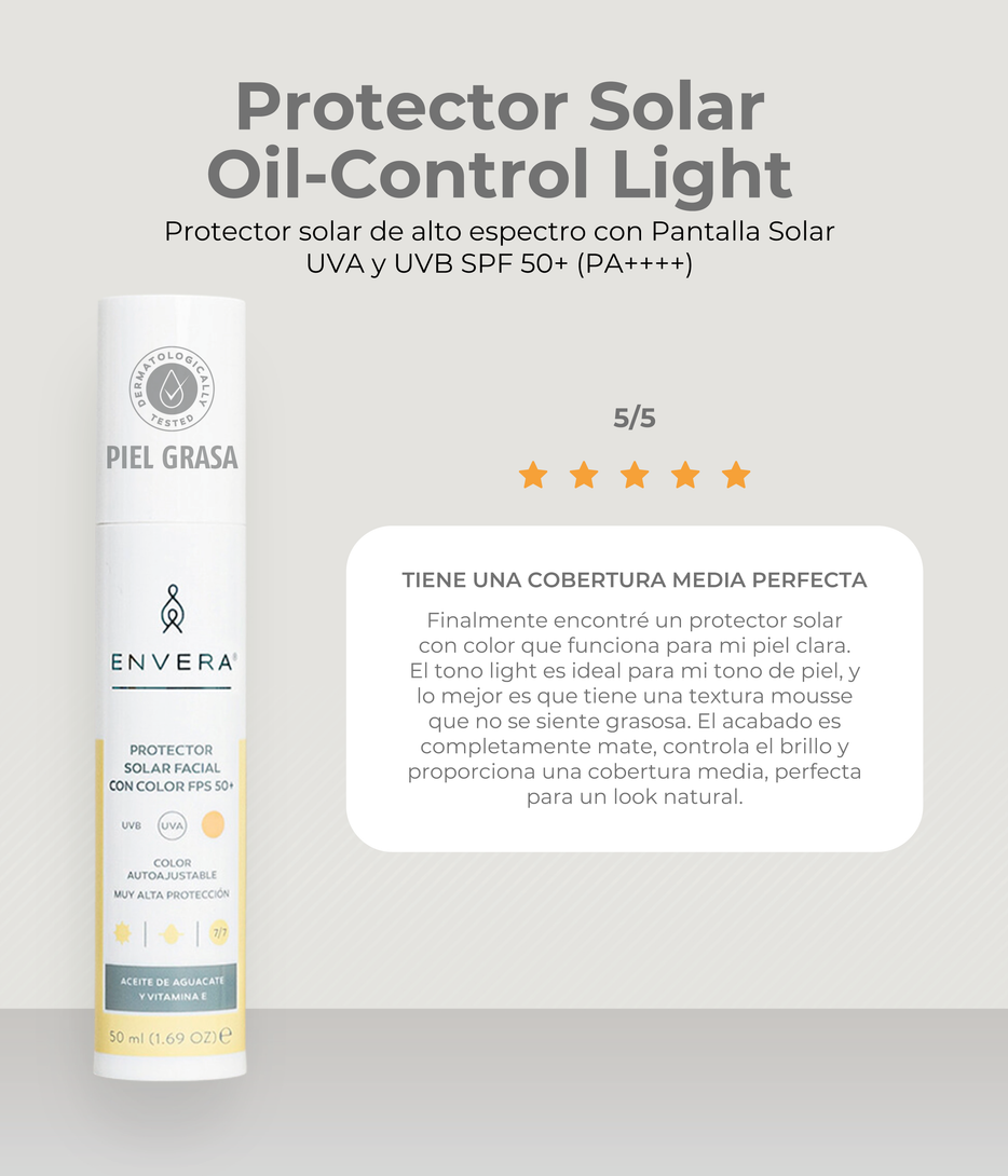 Protector Solar para Pieles Grasas FPS 50+ UVA/UVB