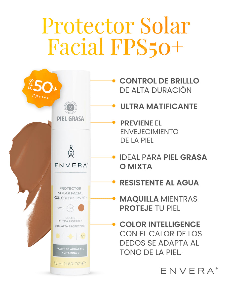 Protector Solar para Pieles Grasas FPS 50+ UVA/UVB