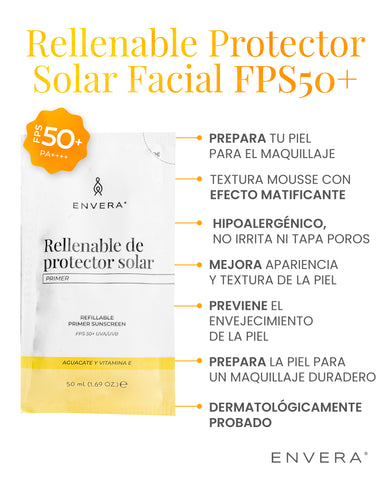 Rellenable de Protector Solar