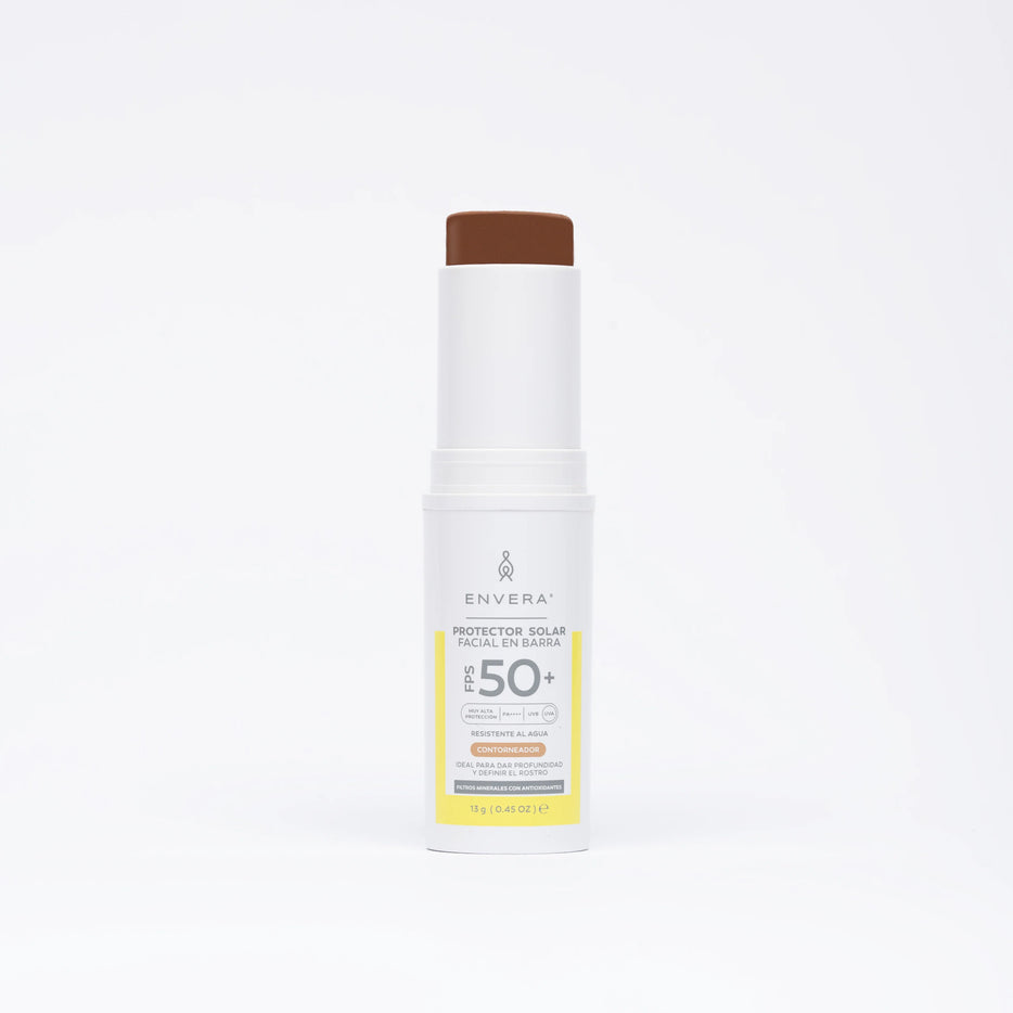 Protector Solar en barra con color (Peachy, Iluminador y Contorneador) FPS 50+ UVA/UVB, PA++++