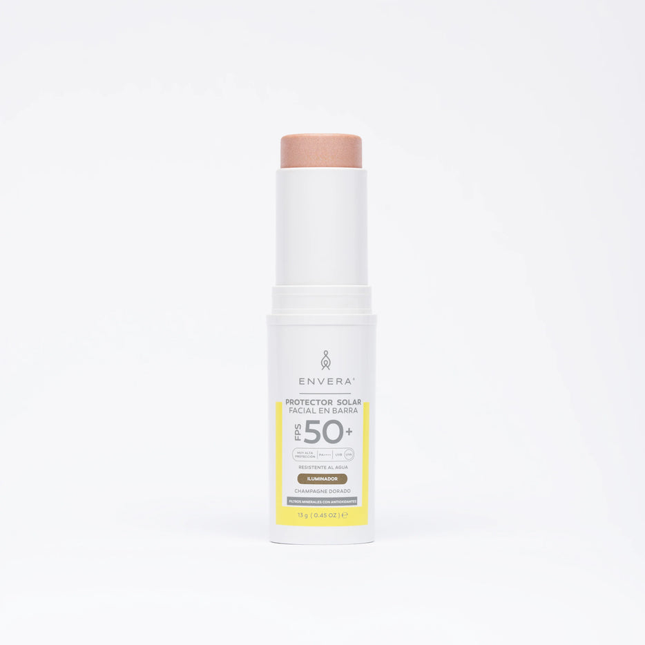 Protector Solar en barra con color (Peachy, Iluminador y Contorneador) FPS 50+ UVA/UVB, PA++++