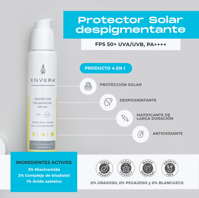 Protector Solar Despigmentante FPS 50+ UVA/UVB PA++++