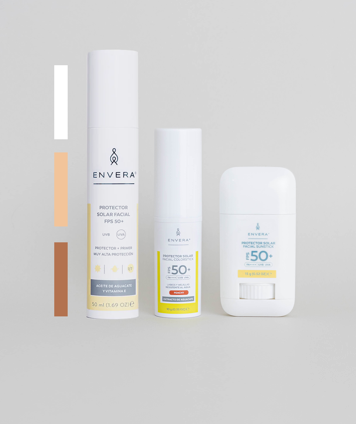 Crema Protectora Solar, Sueros Faciales y Crema de Noche | Envera
